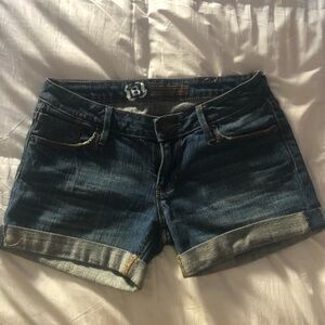 Bullhead Blue Jean Shorts Distressed Cut-Offs